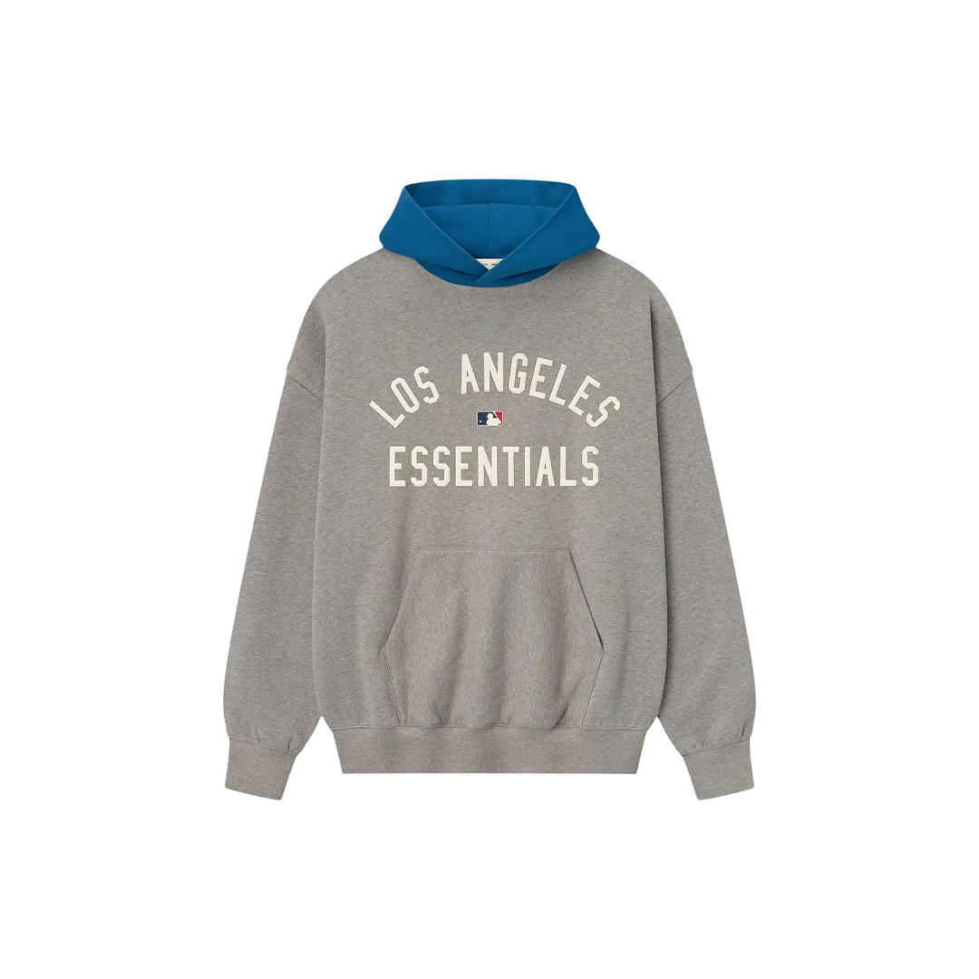 FEAR OF GOD ESSENTIALS X MLB LOS ANGELES HOODIE