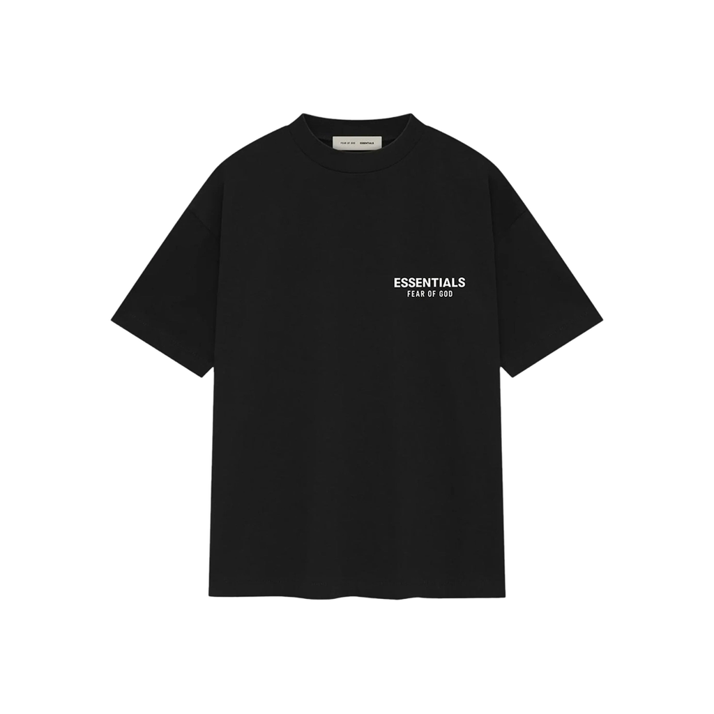FEAR OF GOD ESSENTIALS TEE JET BLACK SS25