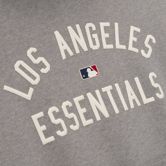 FEAR OF GOD ESSENTIALS X MLB LOS ANGELES HOODIE