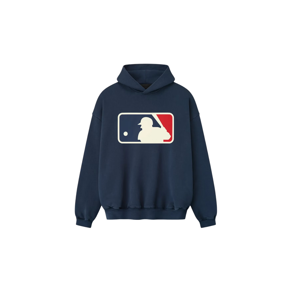 FEAR OF GOD ESSENTIALS X MLB LOGO HOODIE