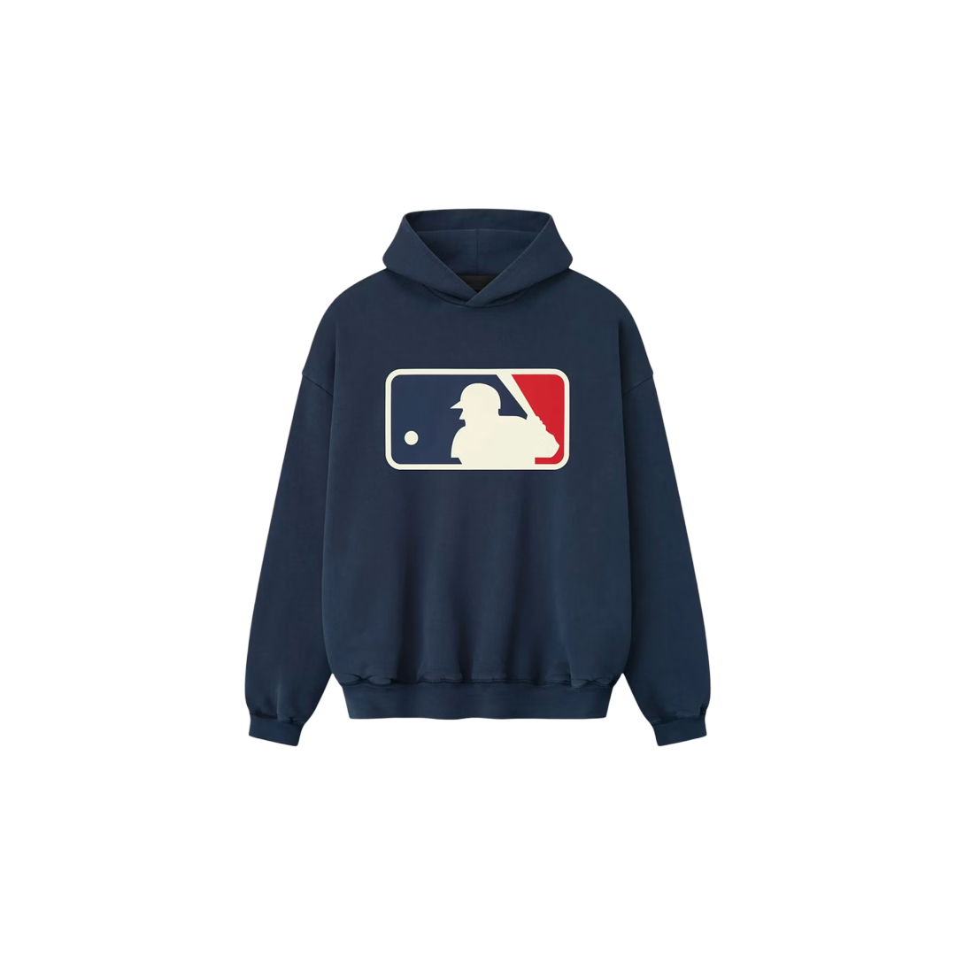 FEAR OF GOD ESSENTIALS X MLB LOGO HOODIE